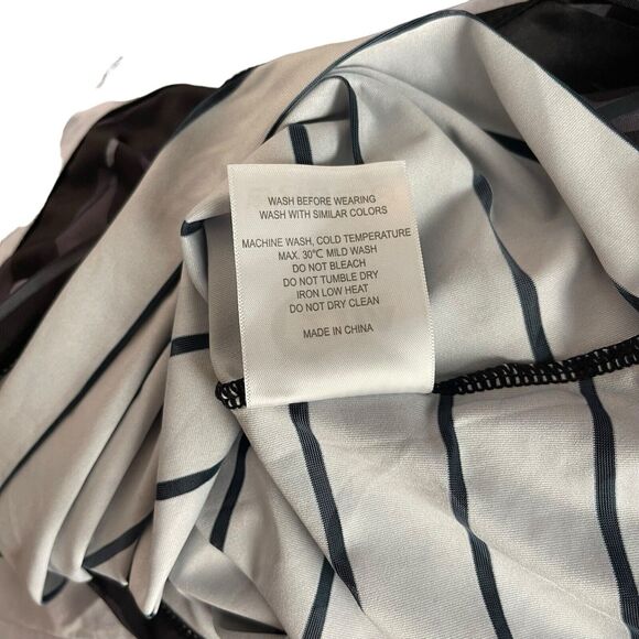 ZYIA Plus 3XL Racerback Tank Top Camo Mesh Stripe Black Gray Workout Tee - Picture 4 of 11